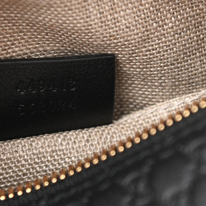 Gucci Microguccissima Mini Bree Messenger Bag Black 7 of 10
