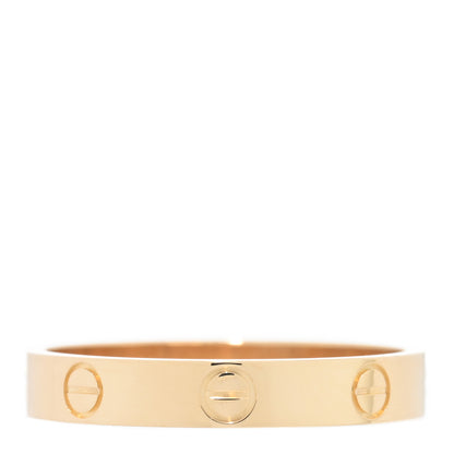 Cartier 18K Yellow Gold 3.5mm LOVE Wedding Band Ring 60 9 3 of 5