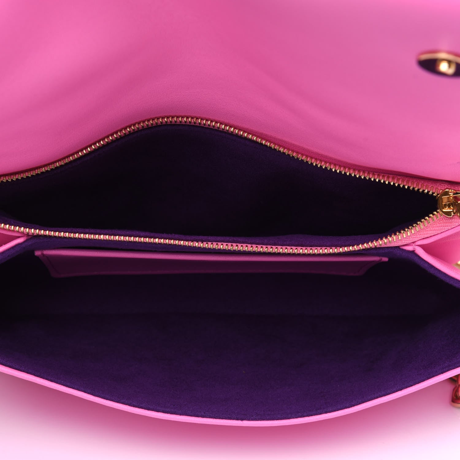 Louis Vuitton Lambskin Embossed Monogram Vuittamins Pochette Coussin Rose Violet 5 of 11