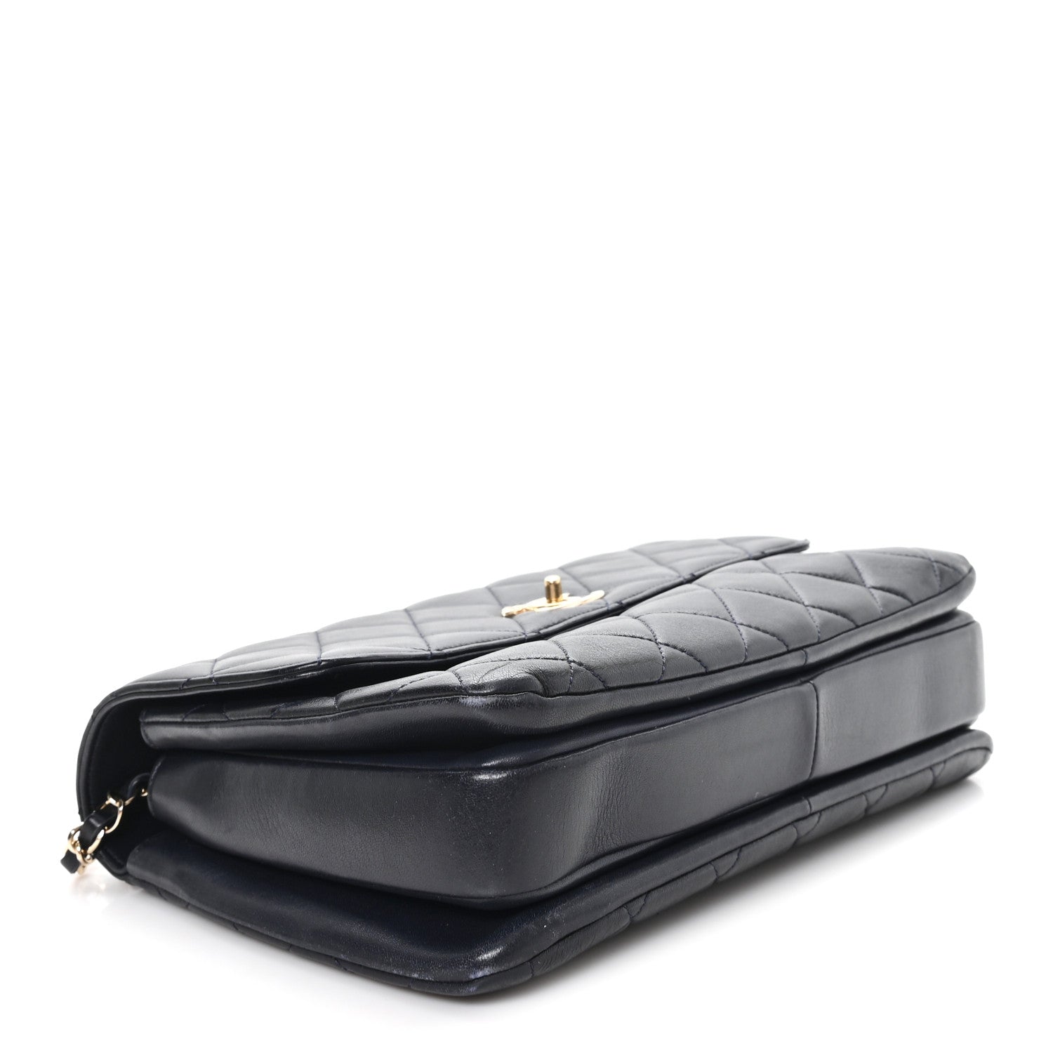 Chanel Lambskin Quilted Medium Trendy CC Flap Dual Handle Bag Black 4 of 13