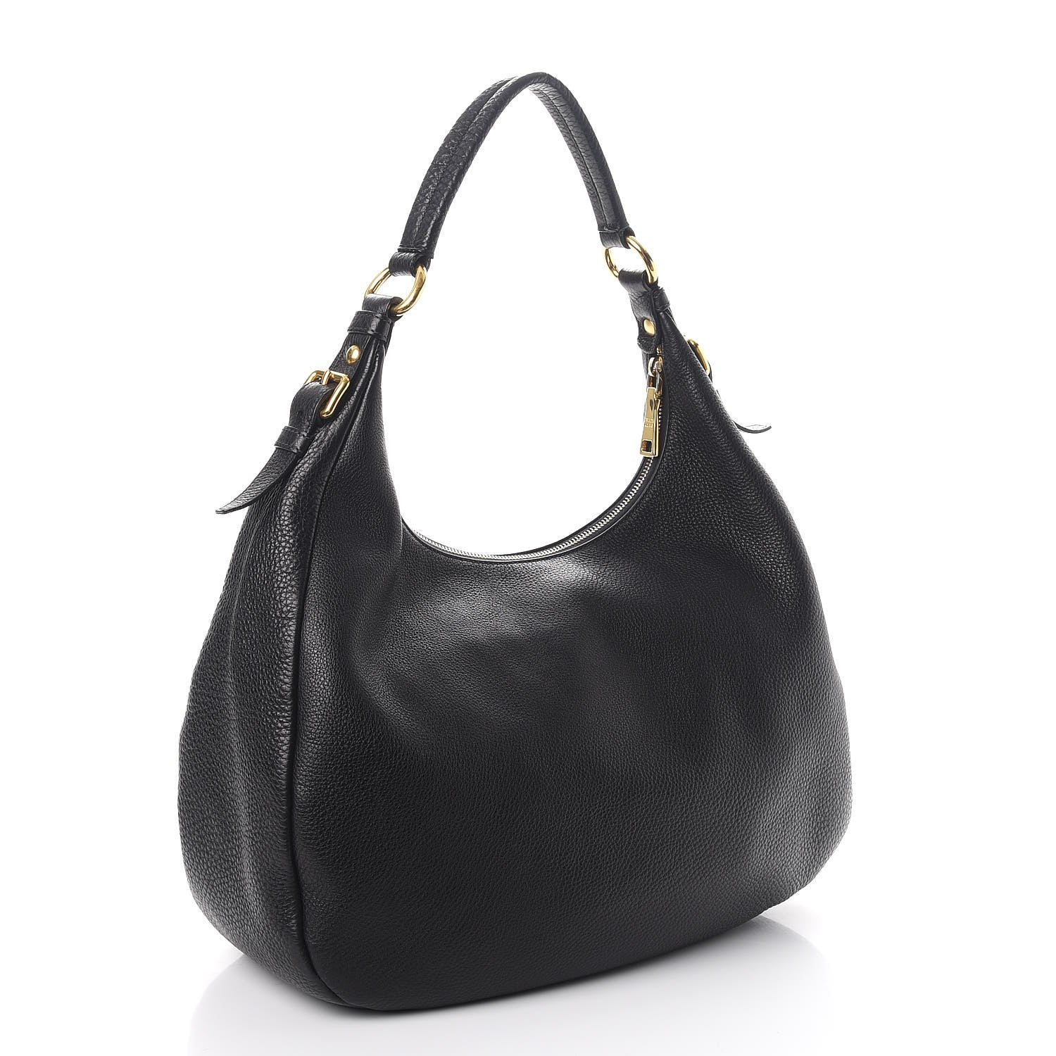Prada Vitello Daino Hobo Nero Black 3 of 8