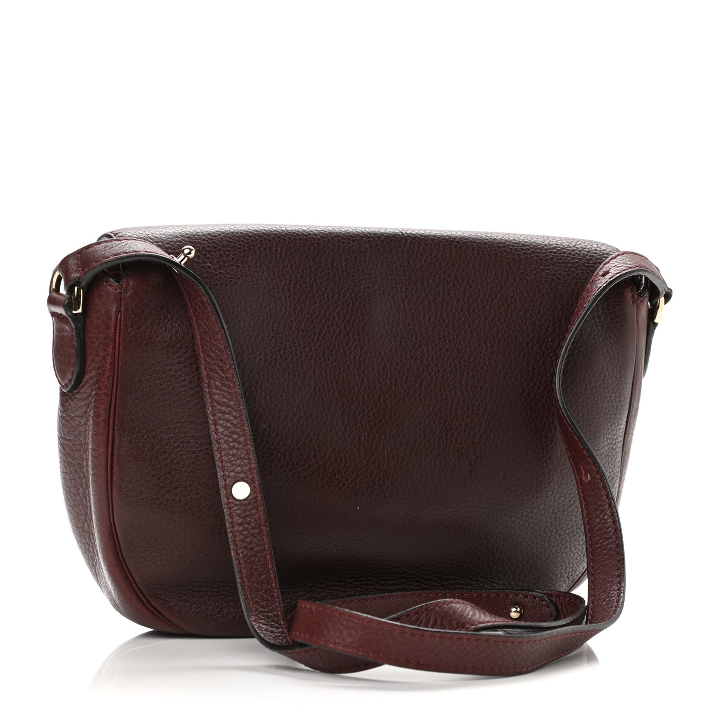 Soft Small Grain Tessie Satchel Oxblood