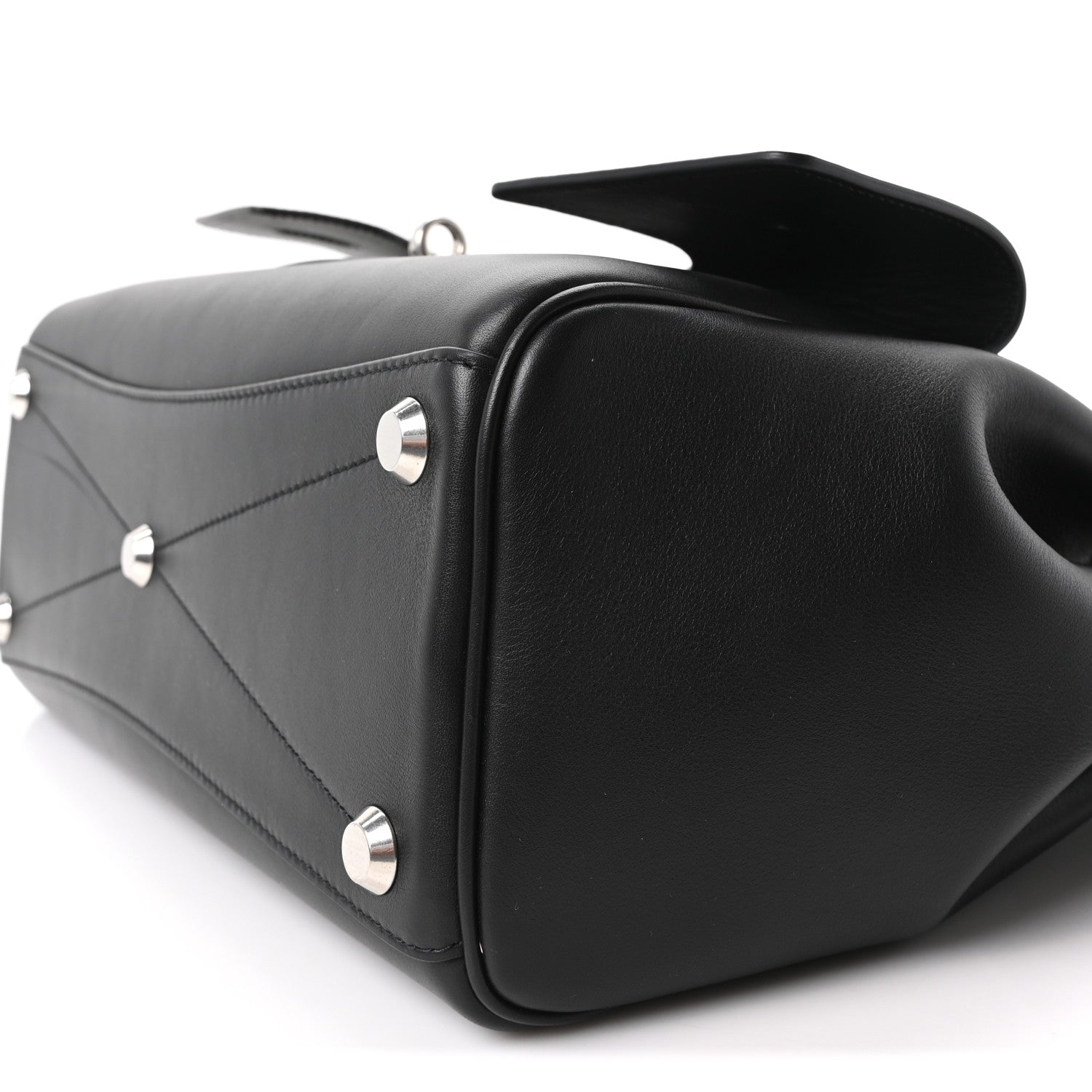 Balenciaga Smooth Calfskin Small Bel Air Carry All Bag Black 9 of 9