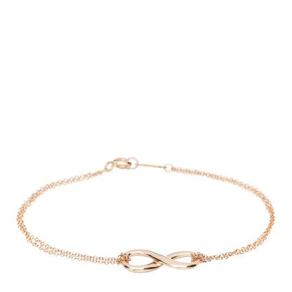Tiffany 18K Rose Gold Infinity Bracelet 1 of 3
