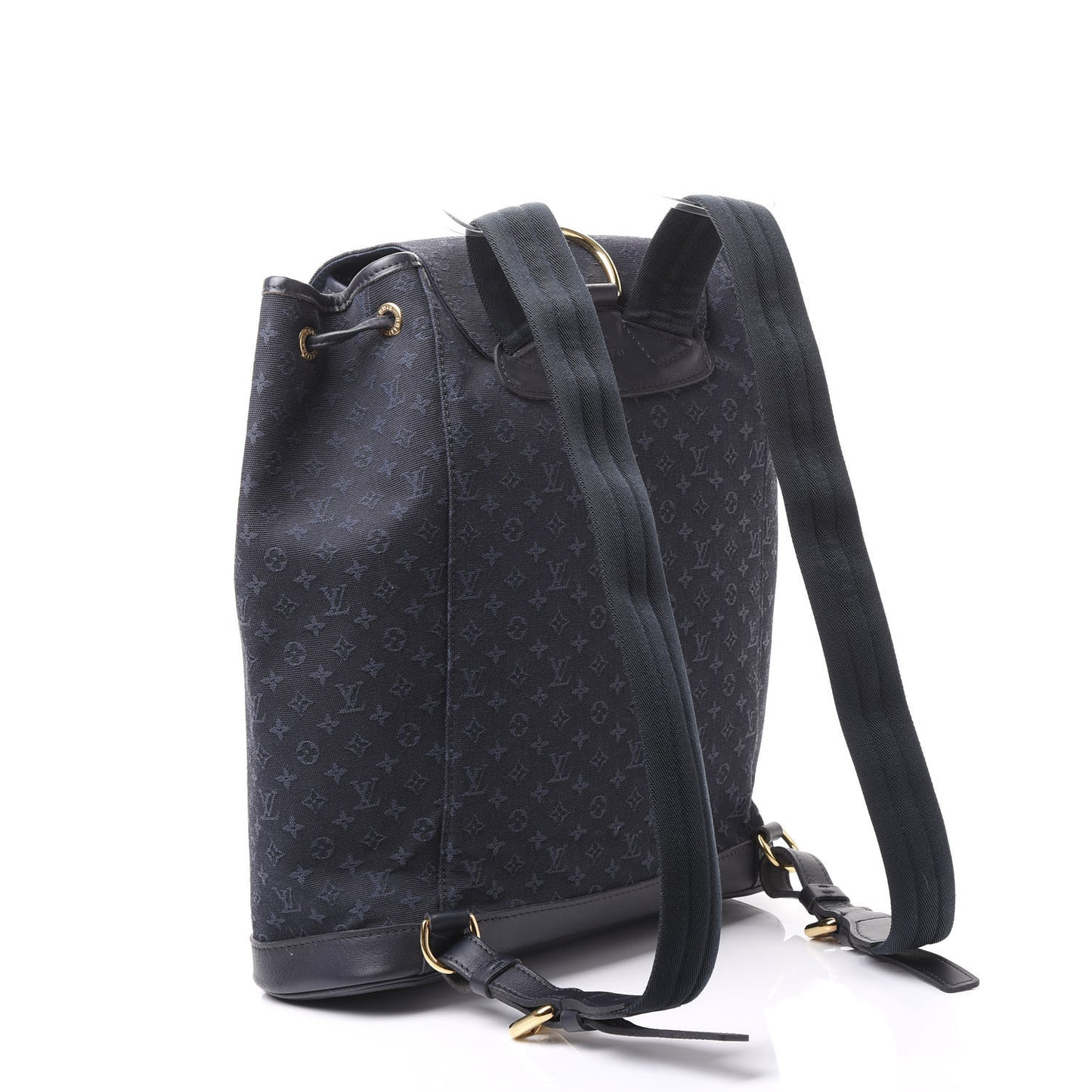 Mini Monogram Montsouris GM Backpack Blue