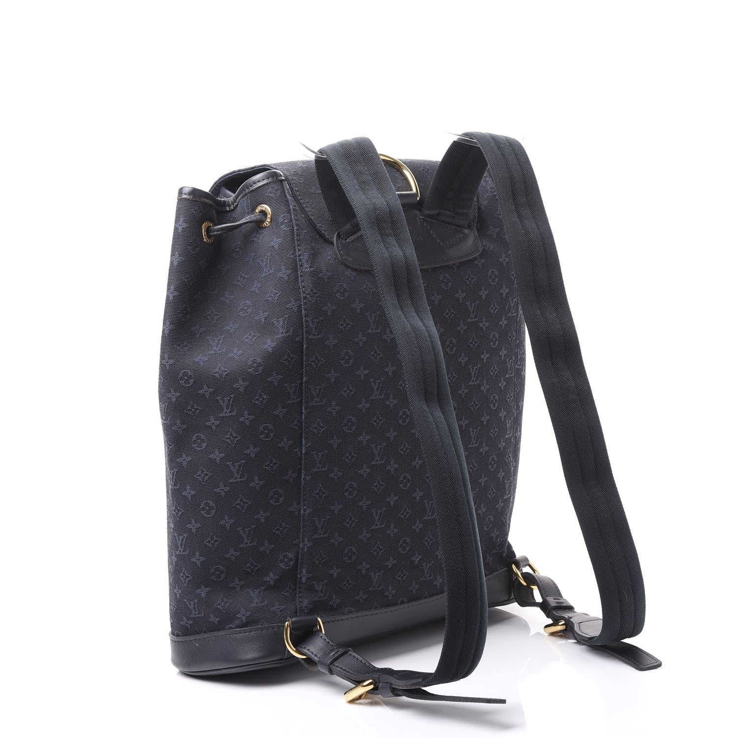 Louis Vuitton Mini Monogram Montsouris GM Backpack Blue 2 of 9