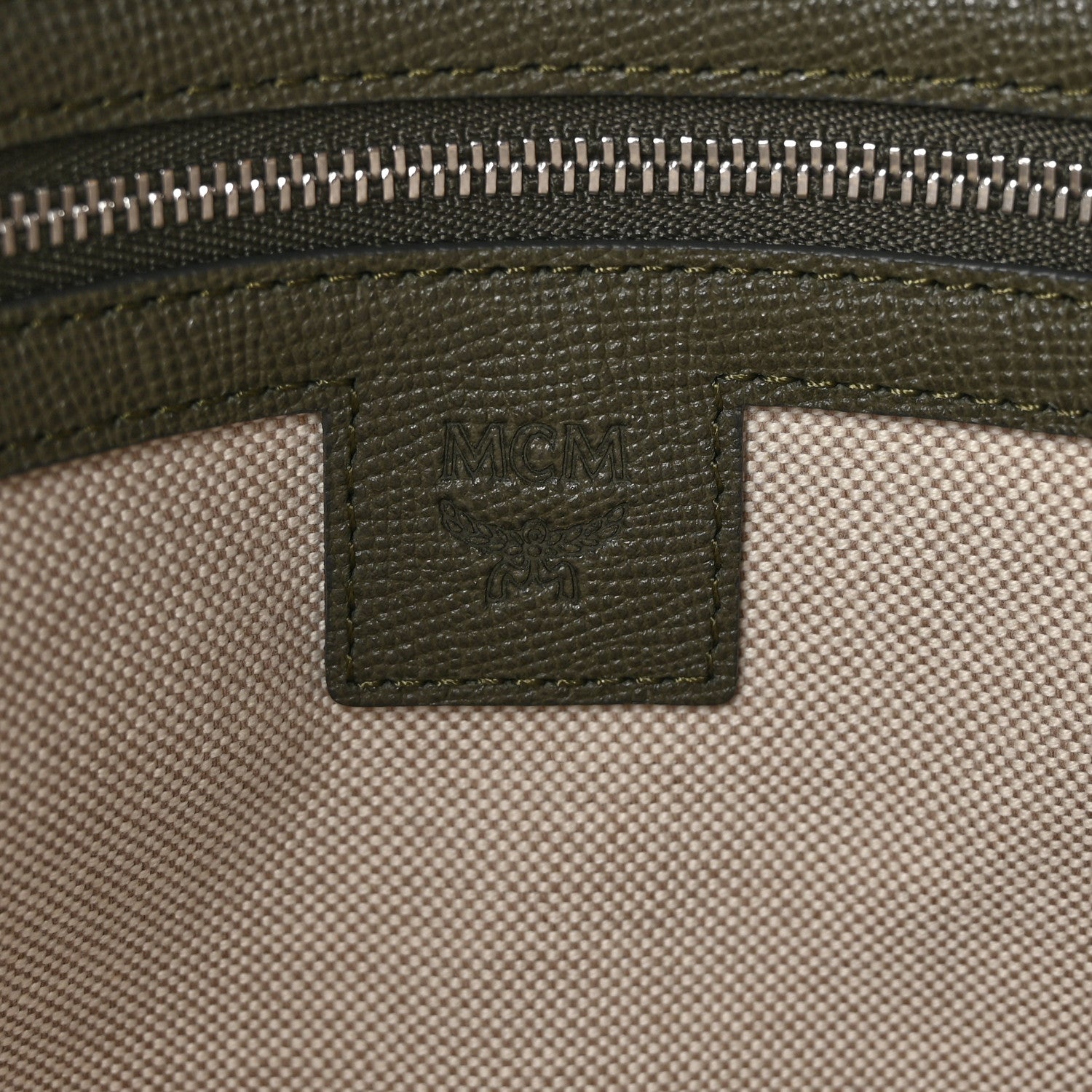 MCM Visetos Medium Delmy Shopper Tote Sea Turtle 7 of 10