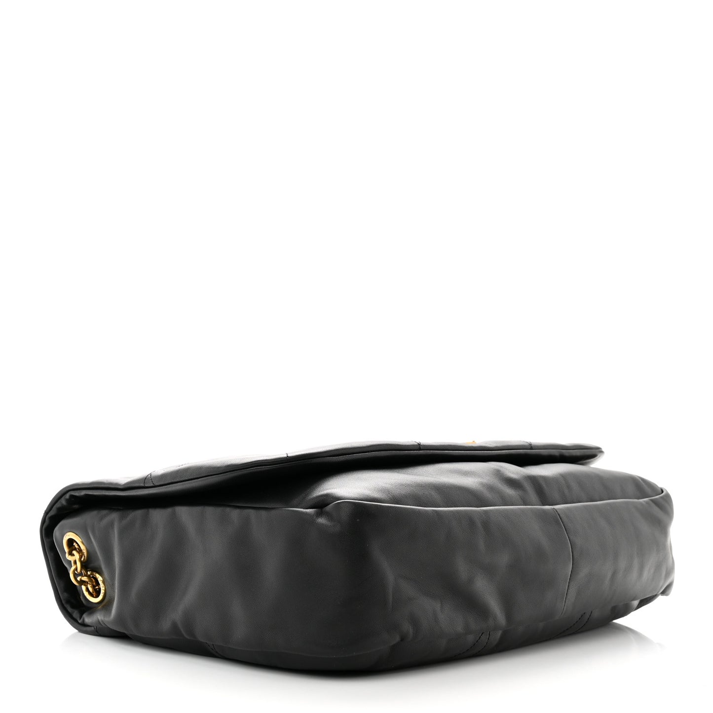 Lambskin Matelasse Monogram Large Jamie 4.3 Black