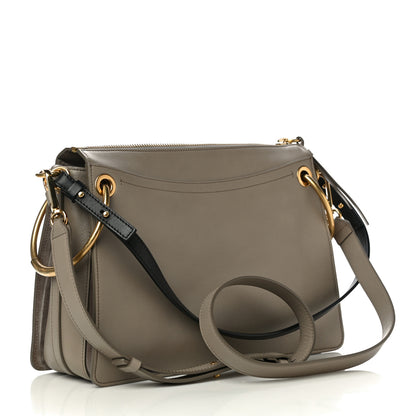 Chloe Calfskin Suede Medium Roy Bag Motty Grey 3 of 12