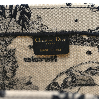 Christian Dior Canvas Embroidered Large Zodiac Toile De Jouy Book Tote Latte 6 of 10