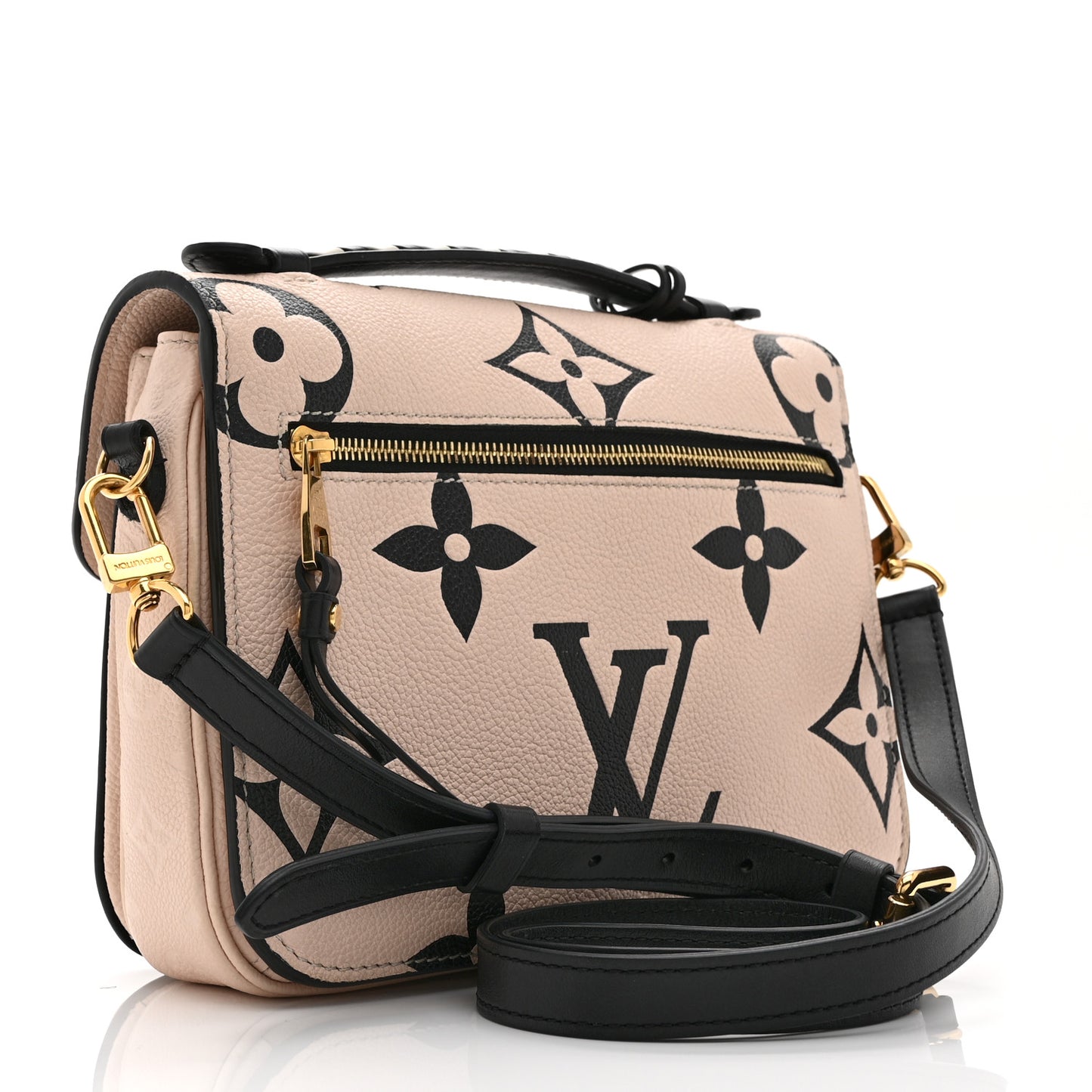 Empreinte Monogram Giant Crafty Pochette Metis Creme Black