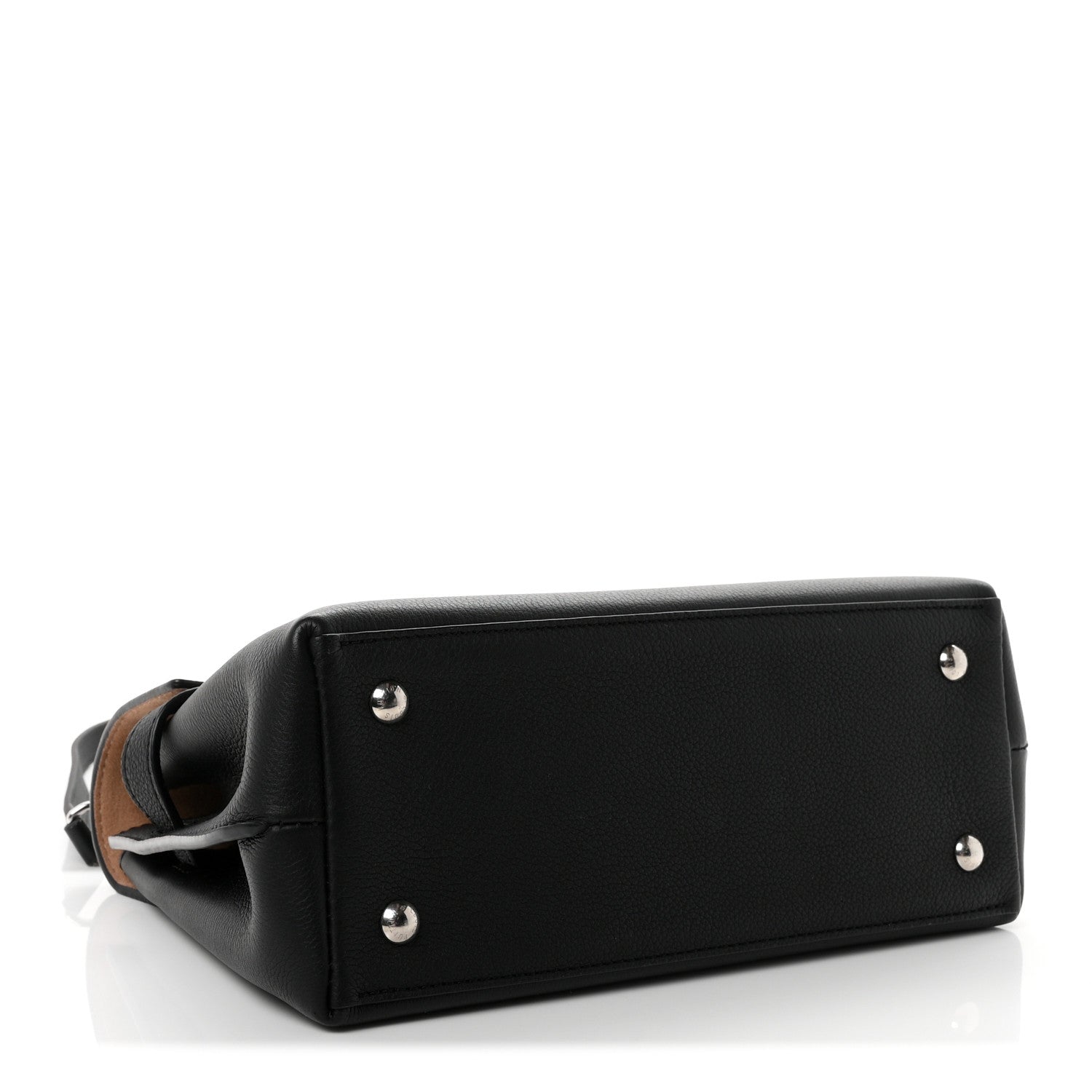 Louis Vuitton Calfskin Lockme Ever BB Black 3 of 8
