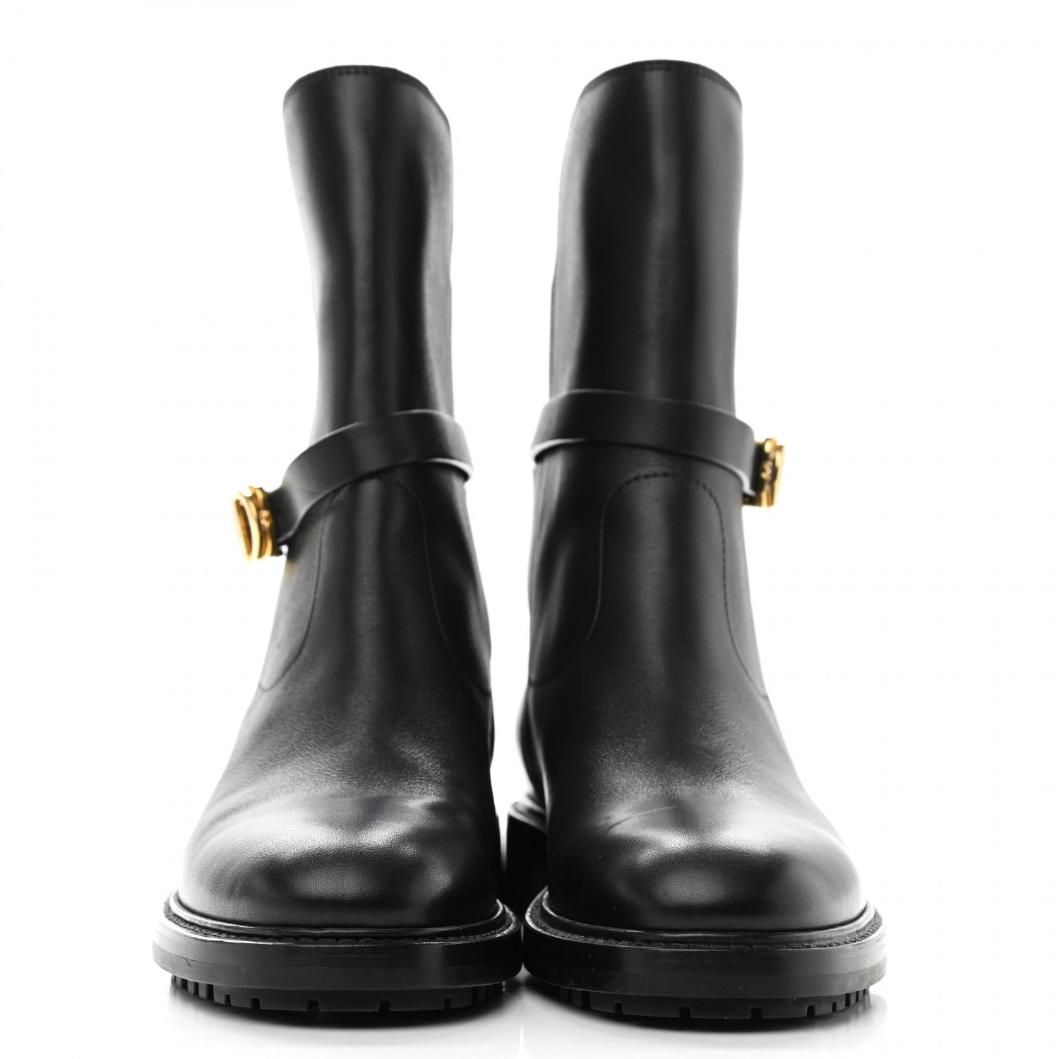 Christian Dior Calfskin Empreinte Ankle Boot 36 Black 2 of 10
