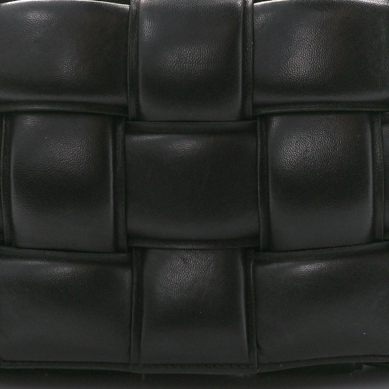 Bottega Veneta Nappa Maxi Intreccio Padded Cassette Crossbody Bag Black 9 of 11