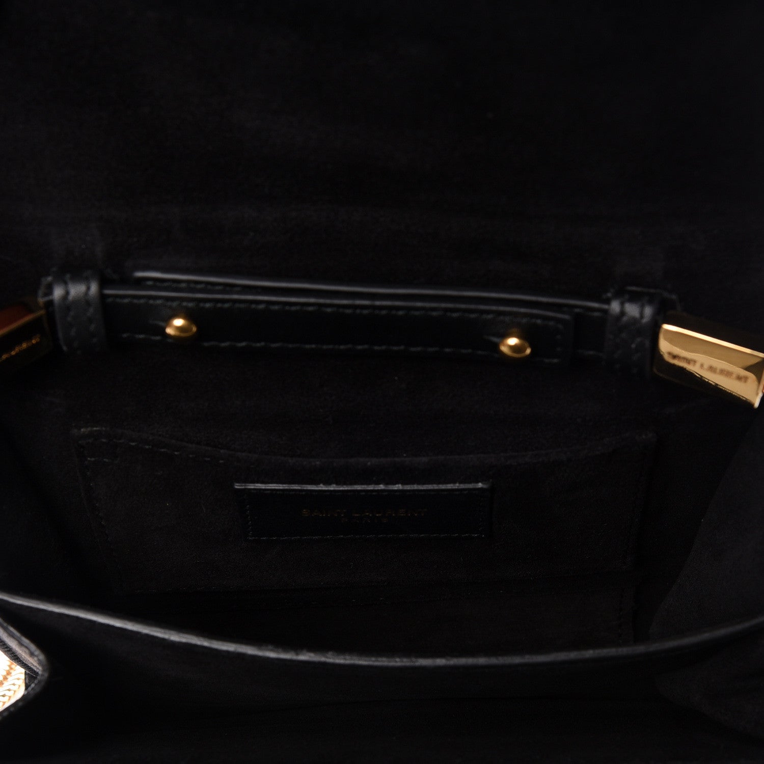 Saint Laurent Calfskin Classic Y Ligne Chain Wallet Black 4 of 11