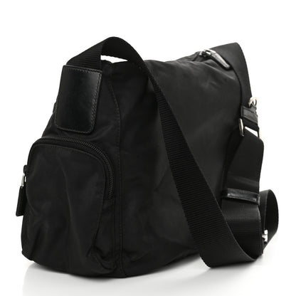 Prada Tessuto Nylon Messenger Bag Black 3 of 13