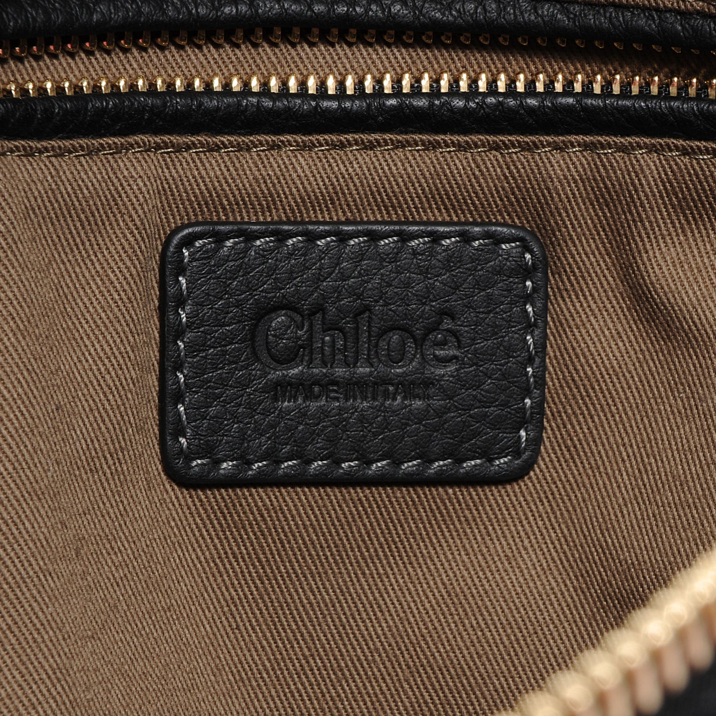 Calfskin Large Marcie Satchel Black