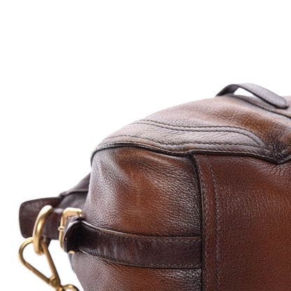 Prada Cervo Antik Shopping Satchel Cacao Sfumato 18 of 23