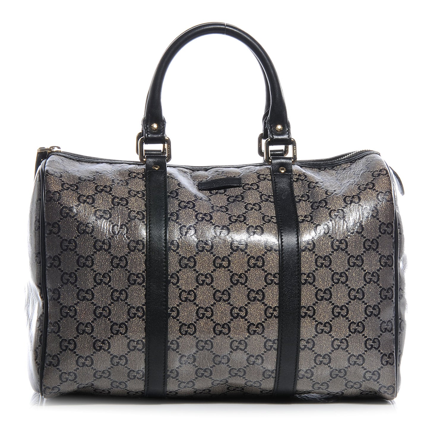Crystal Monogram Joy Medium Boston Black