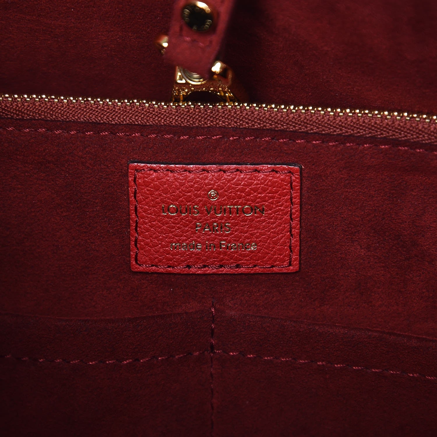Louis Vuitton Calfskin Monogram Kimono Tote Cherry 6 of 11