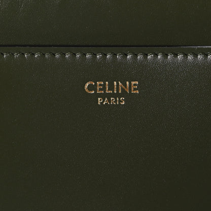 Celine Satinated Calfskin Medium 16 Top Handle Bag Khaki 7 of 10