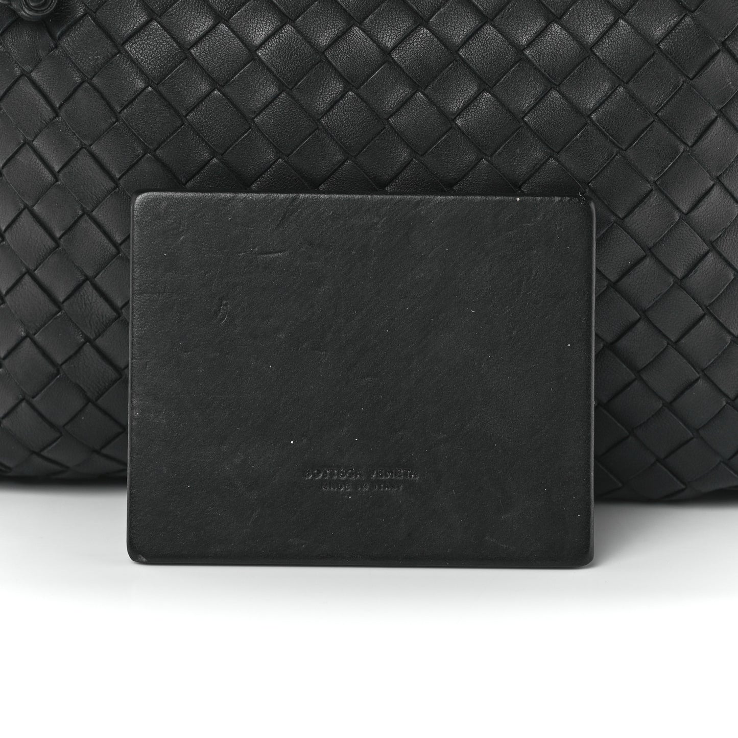 Nappa Intrecciato Nodini Bag Black