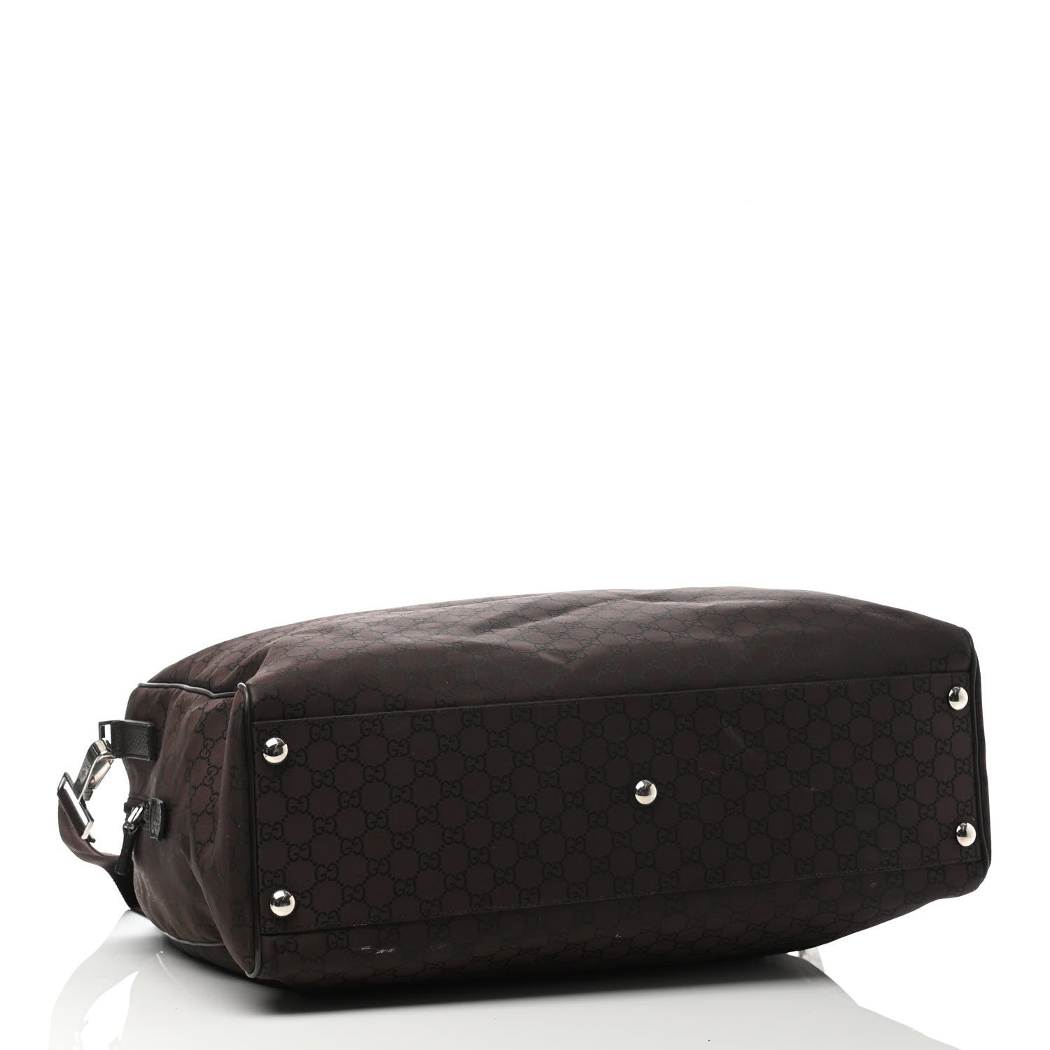 Gucci Nylon Monogram Large Carry On Duffle Dark Brown 3 of 4