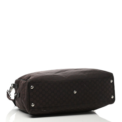 Gucci Nylon Monogram Large Carry On Duffle Dark Brown 3 of 4