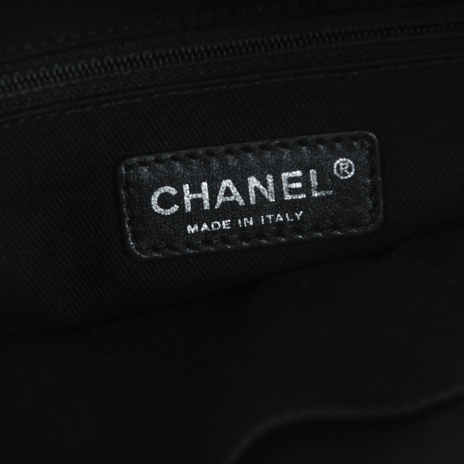 Chanel Canvas Mini Deauville Tote Dark Grey 6 of 7