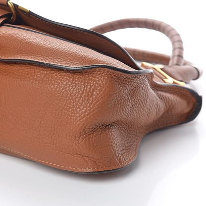 Chloe Calfskin Medium Marcie Satchel Tan 9 of 9