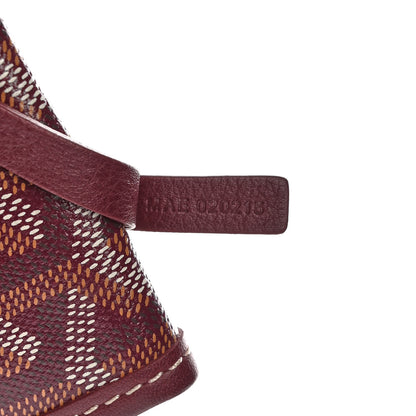 Goyard Goyardine Reversible Anjou PM Burgundy 12 of 15