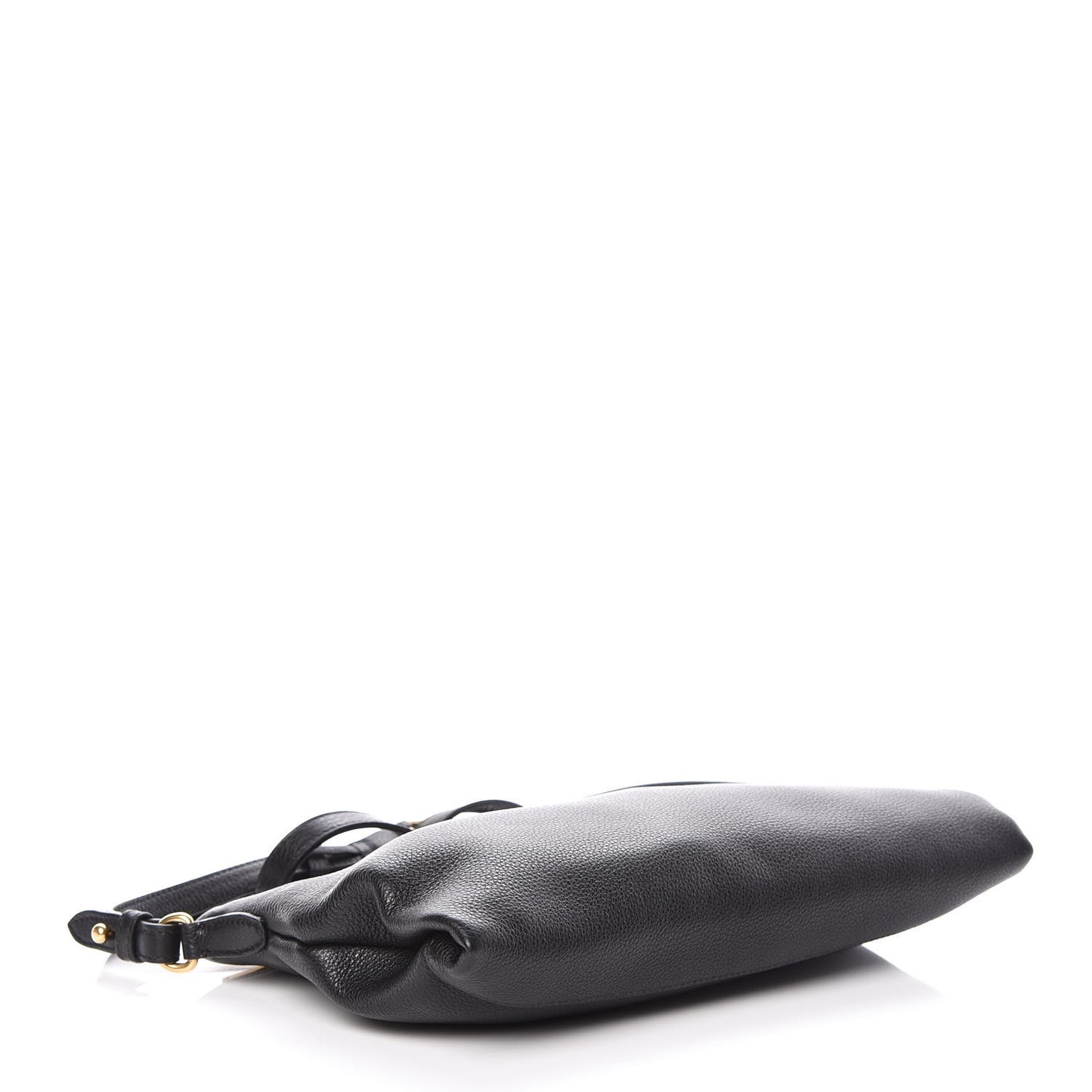 Vitello Daino Crossbody Bag Black
