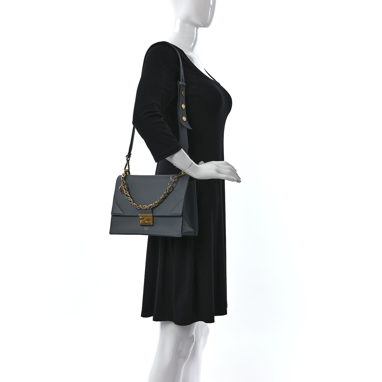 Fendi Vitello Grace Matte F is Fendi Kan U Shoulder Bag Pound 2 of 9