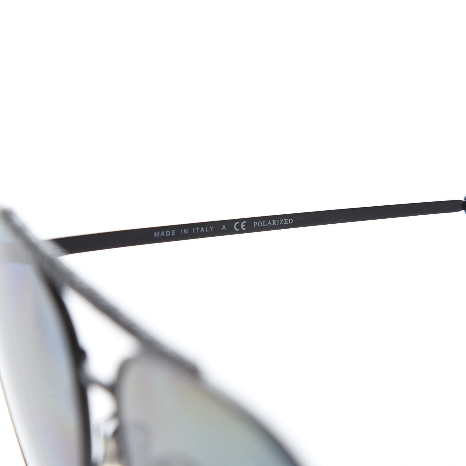 Chanel Aviator Metallic Pilot Sunglasses 4231 Black 5 of 8