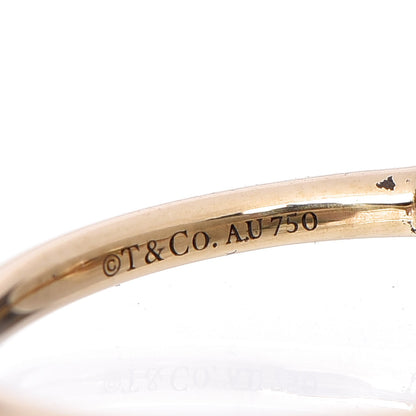 Tiffany 18K Yellow Gold T Wire Ring 54.5 7 3 of 4