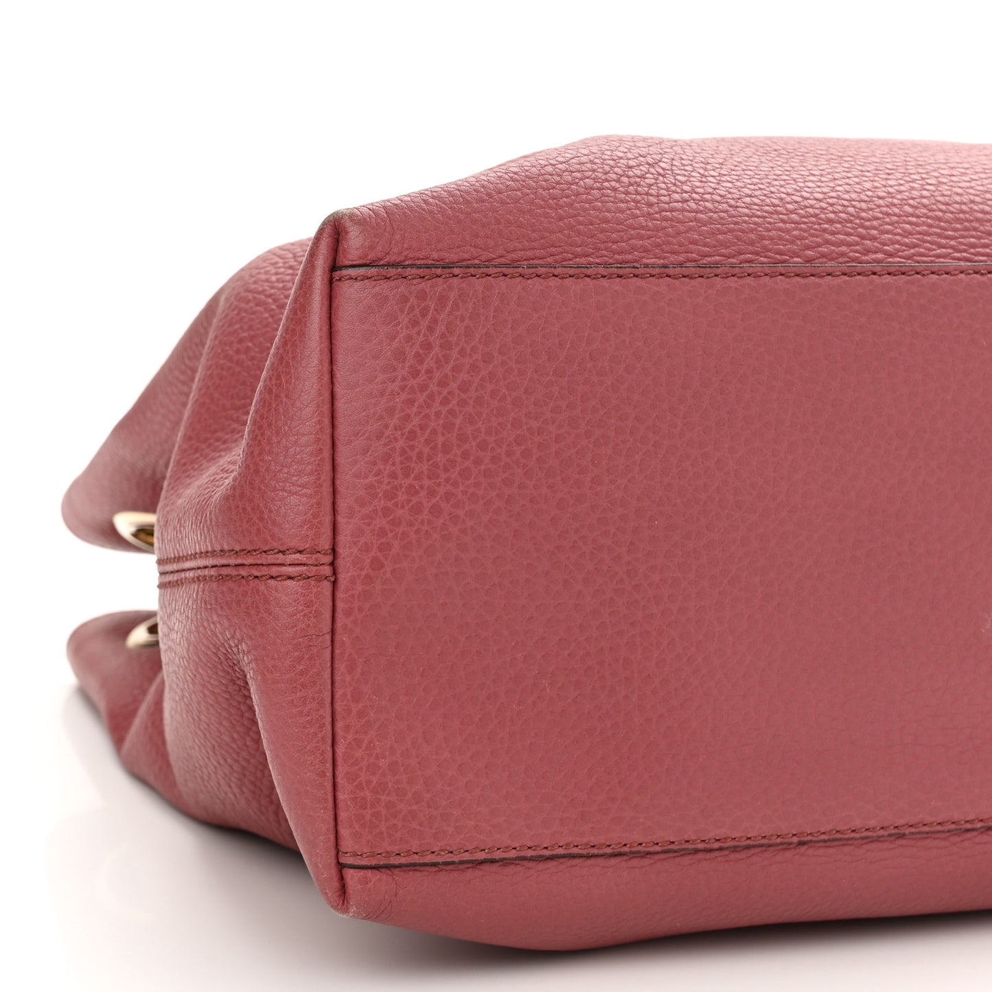 Pebbled Calfskin Medium Soho Chain Shoulder Bag Peonia Flower