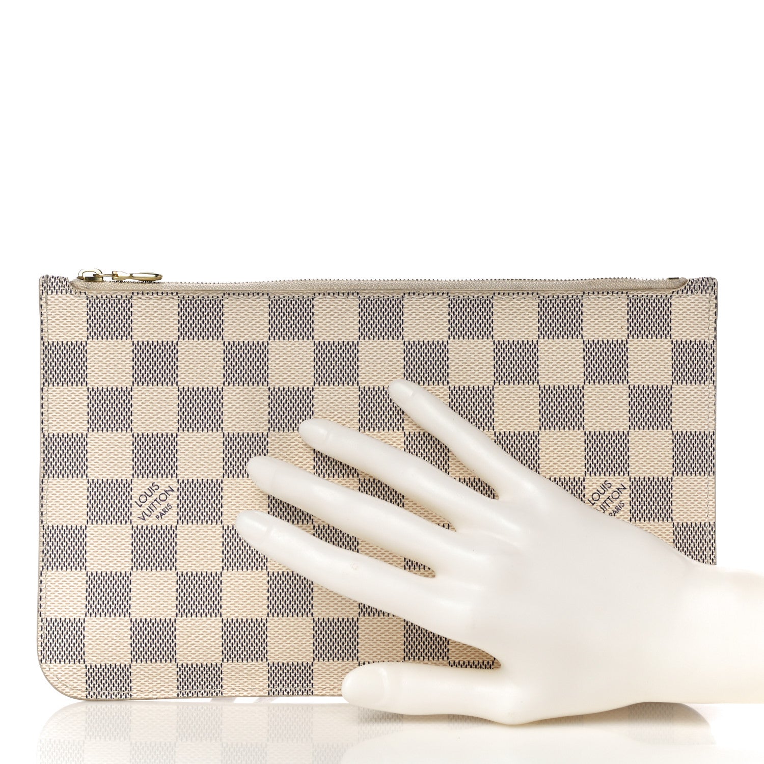 Louis Vuitton Damier Azur Neverfull MM GM Pochette 2 of 14