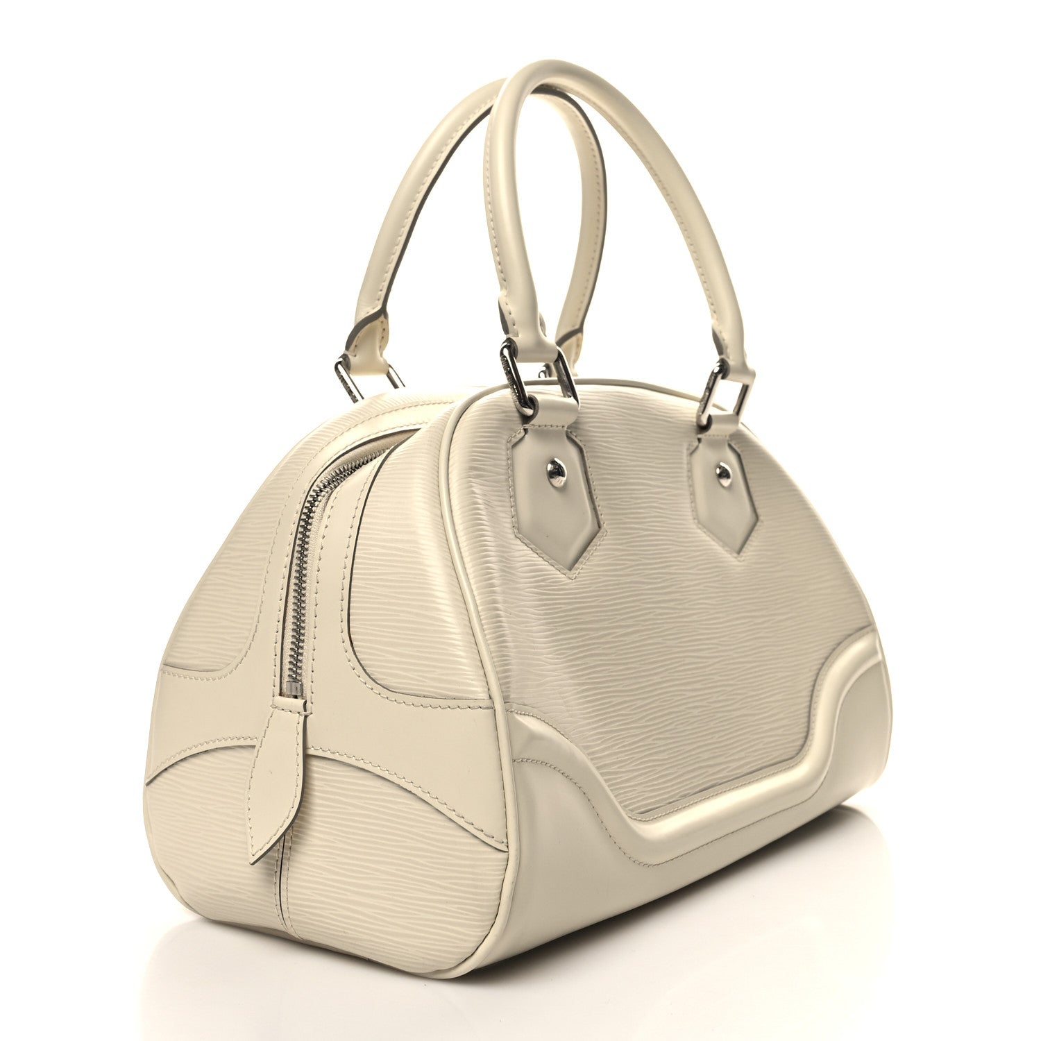 Louis Vuitton Epi Bowling Montaigne PM Ivory 3 of 15