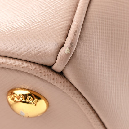 Prada Saffiano Small Galleria Double Zip Tote Cammeo 12 of 12