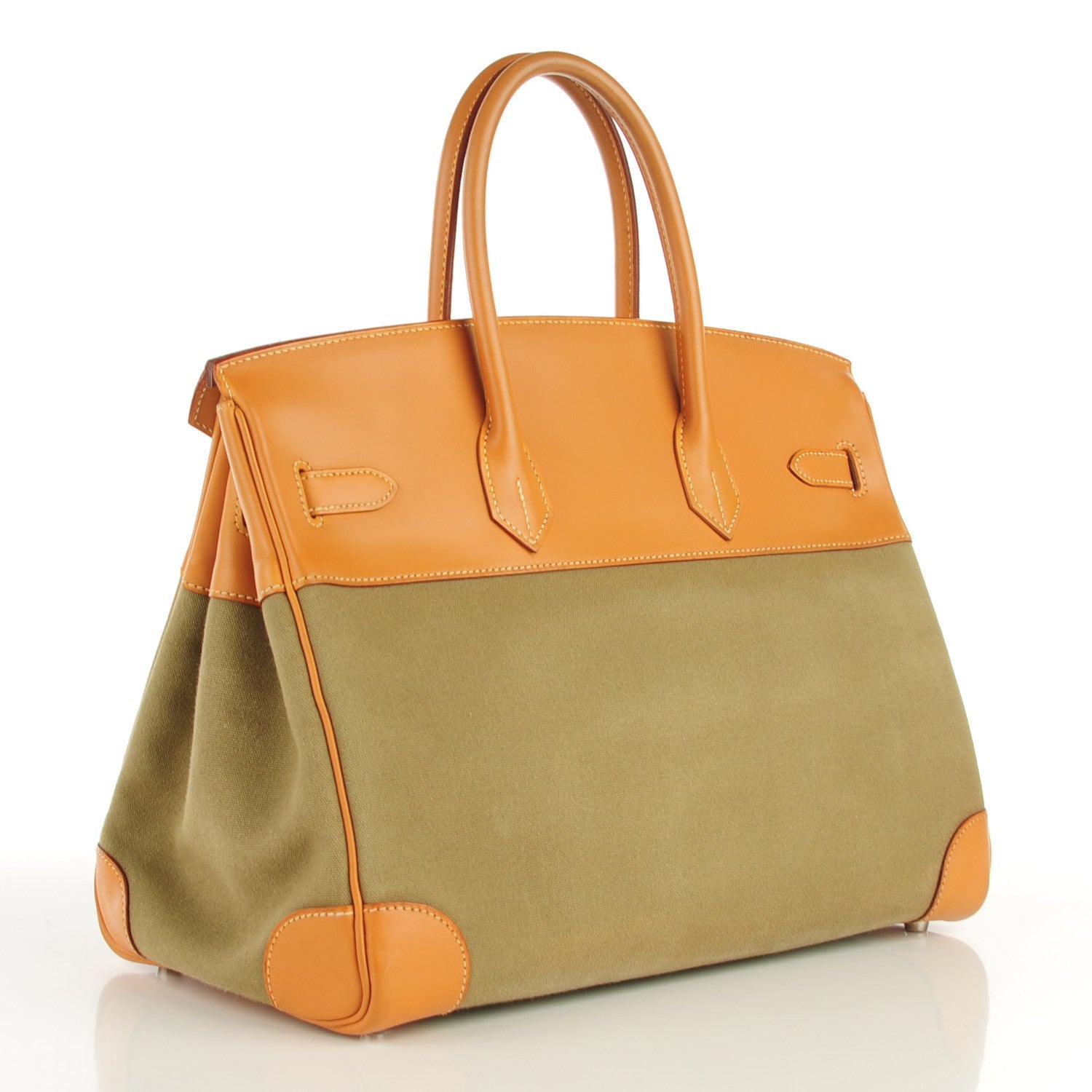 Hermes Toile Natural Barenia Birkin 35 4 of 18