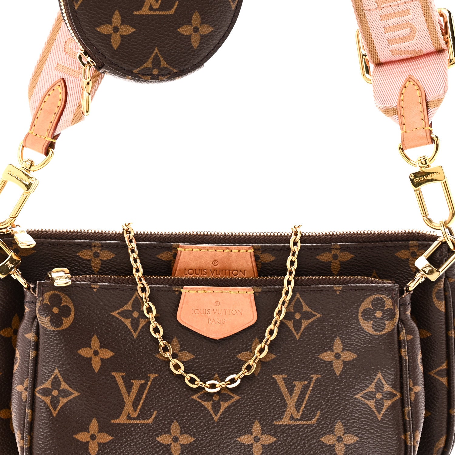 Louis Vuitton Monogram Multi Pochette Accessories Rose Clair 8 of 11