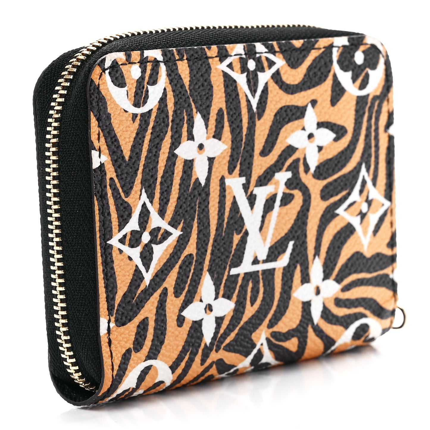 Monogram Giant Jungle Zippy Coin Purse Black