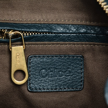 Chloe Calfskin Large Marcie Hobo Teal 6 of 8