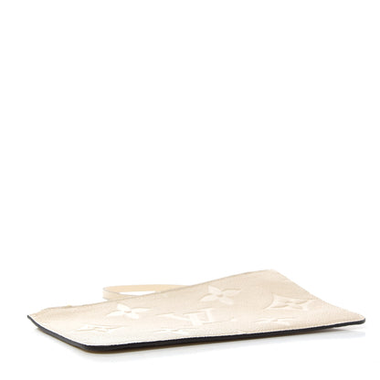 Louis Vuitton Empreinte Monogram Giant Neverfull MM Pochette Cream 4 of 6