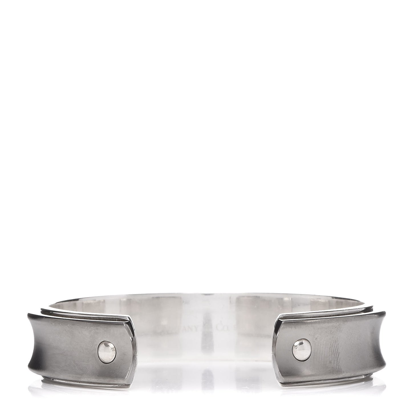 Sterling Silver Titanium 1837 Cuff Bracelet
