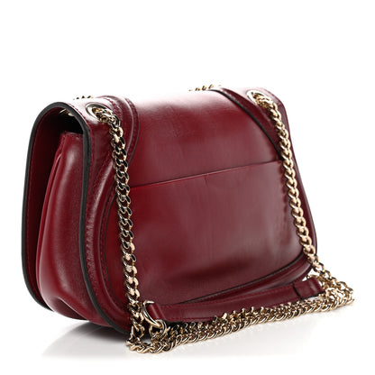 Gucci Calfskin Blondie Medium Shoulder Bag Dark Red 3 of 10