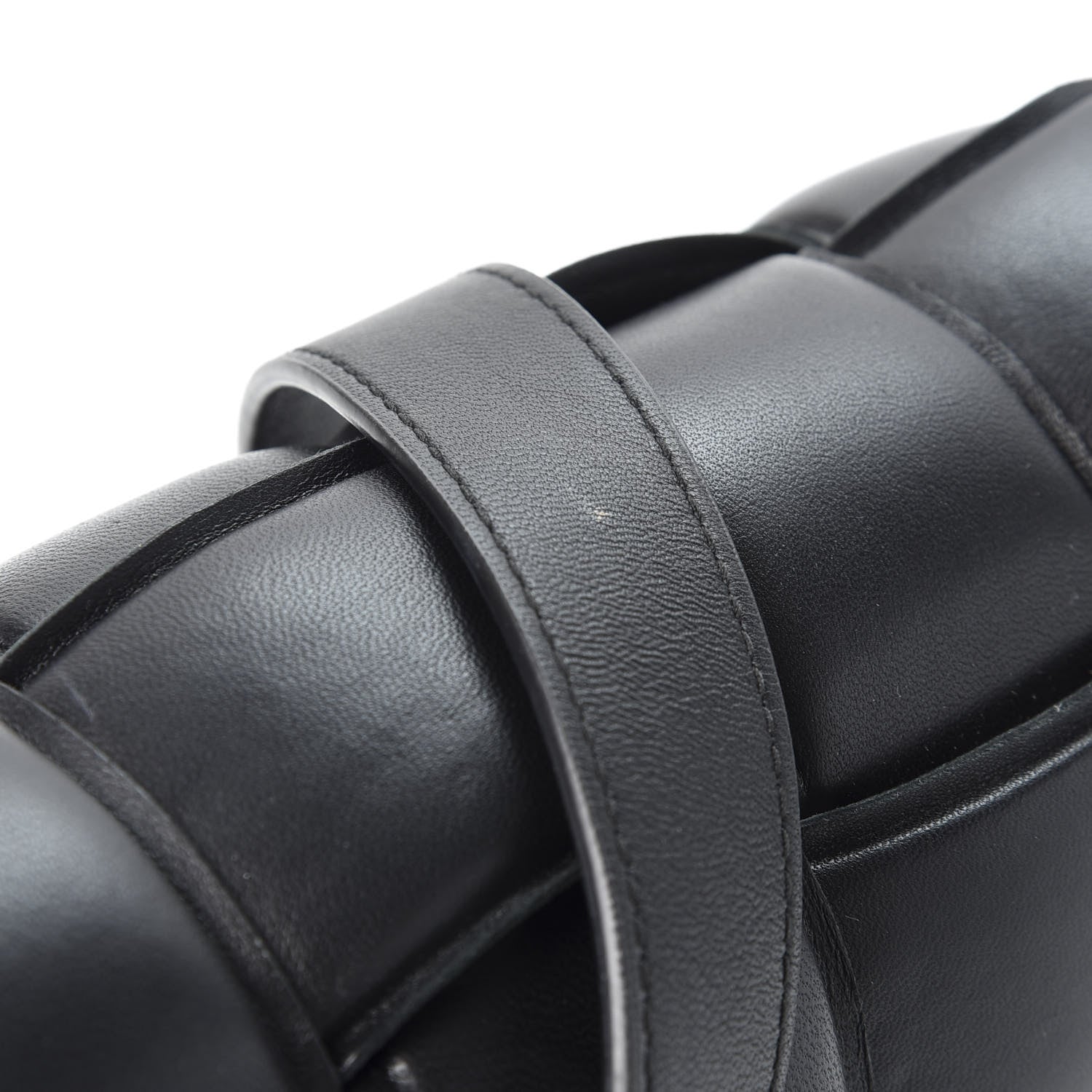 Bottega Veneta Nappa Maxi Intreccio Padded Cassette Crossbody Bag Black 8 of 9