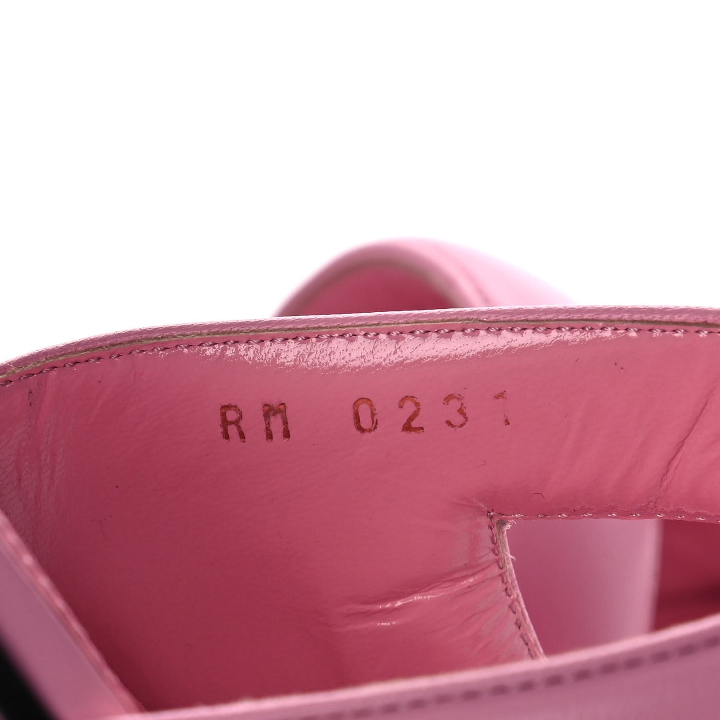 Nappa G Flat Sandals 39 Baby Pink