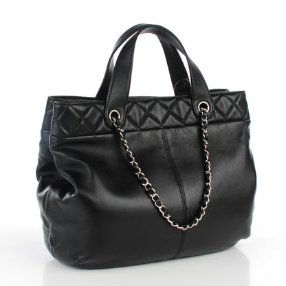 Chanel Calfskin Large Trianon Tote Black 3 of 7