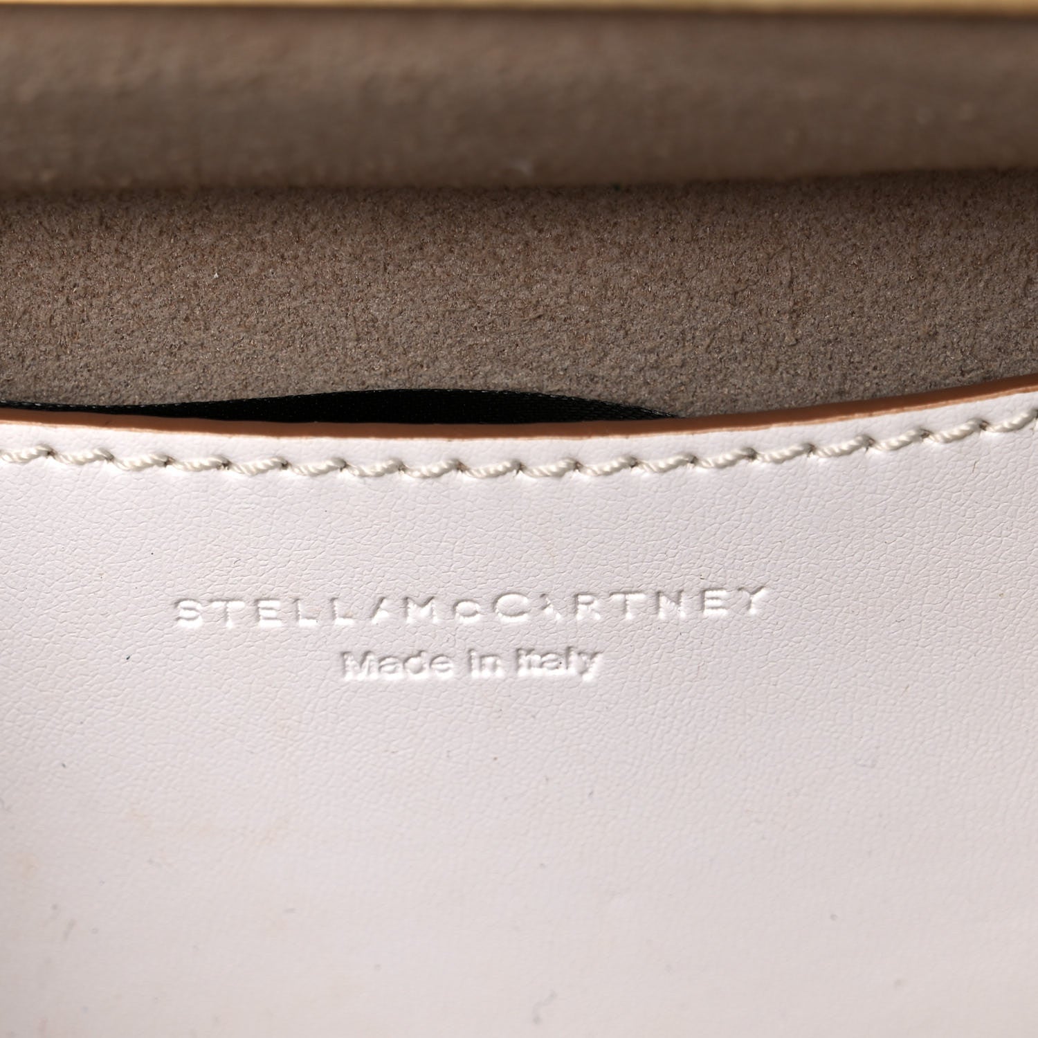 Stella McCartney Crocodile Embossed Structured Shoulder Bag White 6 of 14